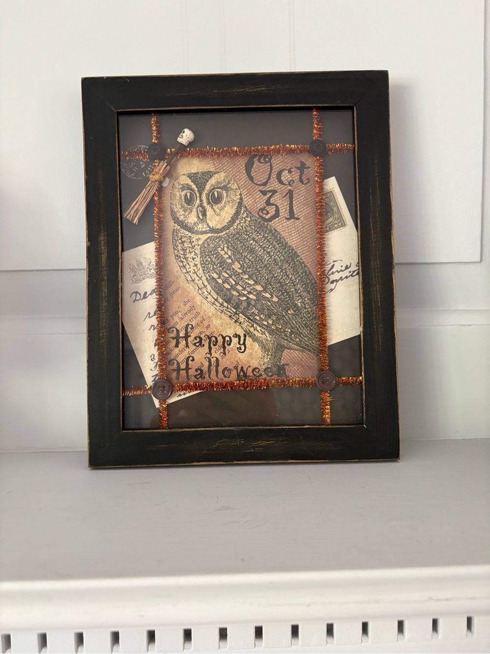 Primitives by Kathy Tag with Brown Twine and Beige Backing